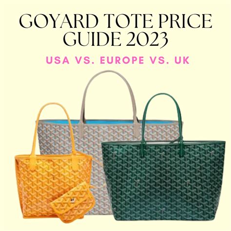 2023 goyard|goyard prices in usa.